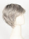 DARK SNOW ROOTED 56.60.48 | Lightest Brown Blended with Grey and Pearl White with Shaded Roots