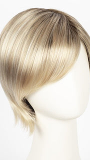 SANDY BLONDE ROOTED | Medium Honey Blonde, Light Ash Blonde, and Lightest Reddish Brown blend with Dark Roots