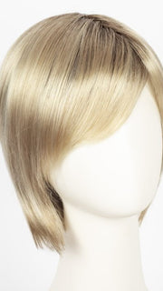 CHAMPAGNE ROOTED | Light Beige Blonde,  Medium Honey Blonde, and Platinum Blonde blend with Dark Roots