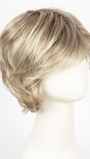 CHAMPAGNE ROOTED | Light Beige Blonde,  Medium Honey Blonde, and Platinum Blonde blend with Dark Roots