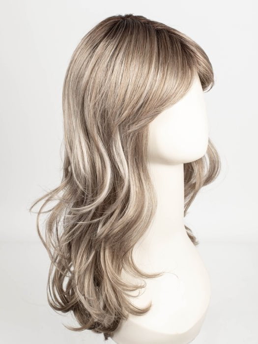 PEARL BLONDE ROOTED | Pearl Platinum, Medium Ash Blonde and Medium Blonde Blend with Shaded Roots