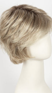 CHAMPAGNE ROOTED | Light Beige Blonde,  Medium Honey Blonde, and Platinum Blonde blend with Dark Roots