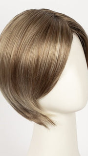 DARK SAND ROOTED | Light Brown base with Lightest Ash Brown and Medium Honey Blonde blend and Dark Roots