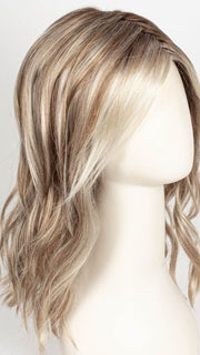 101/88/27S8 CATALINA BLONDE | Pale blonde with Pure White Natural Violet halo highlights, shaded medium brown 