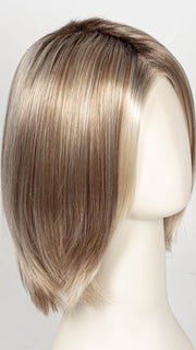 101/88/27S8 CATALINA BLONDE | Pale blonde with Pure White Natural Violet halo highlights, shaded medium brown