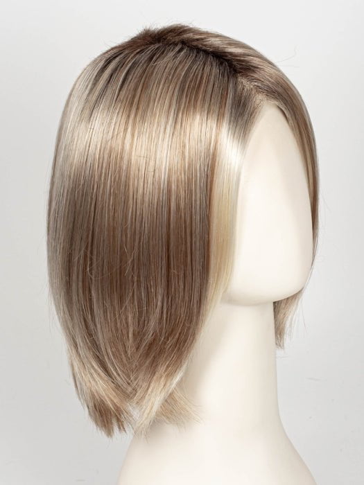 101/88/27S8 CATALINA BLONDE | Pale blonde with Pure White Natural Violet halo highlights, shaded medium brown