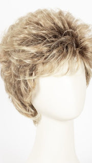 27T613S8 SHADED SUN | Medium Natural Red-Gold Blonde & Pale Natural Gold Blonde Blend and Tipped, Shaded with Medium Brown