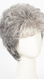 92 MOONLIGHT | Pure White with 5% Medium Brown Front, Grey with 30% Medium Brown Middle, Dark Brown with 65% Grey Nape