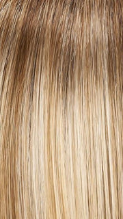 12FS12 MALIBU BLONDE | LIght Gold Brown, Light Natural Gold Blonde, Pale Natural Gold-Blonde Blend, Shaded with Light Gold Brown
