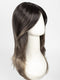 S2-103/18RO MIDNIGHT | Black/Brown Blend roots to midlength, Platinum Blonde& Dark Natural Ash Blonde blend midlength to ends