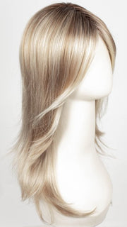 101/88/27S8 CATALINA BLONDE | Pale blonde with Pure White Natural Violet halo highlights, shaded medium brown