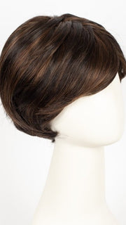 FS4/33/30A MIDNIGHT COCOA | Dark Brown, Medium Red, Medium Natural Red Blonde/Brown Blend with Medium Natural Red Blonde/Brown Blend Bold Highlights
