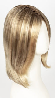 12FS12 MALIBU BLONDE | LIght Gold Brown, Light Natural Gold Blonde, Pale Natural Gold-Blonde Blend, Shaded with Light Gold Brown