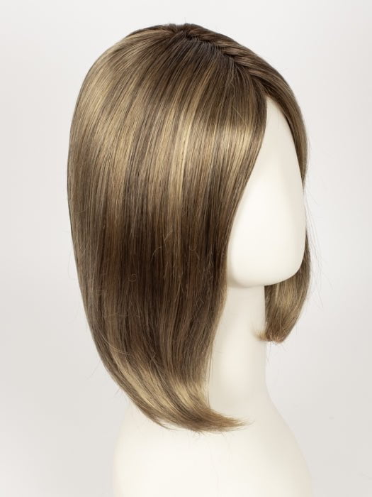 24BT18F BAVARIAN CREME | Dark Natural Ash Blonde & Light Gold Blonde Blend with Dark Natural Ash Blonde Nape