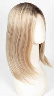 101/88/27S8 CATALINA BLONDE | Pale blonde with Pure White Natural Violet halo highlights, shaded medium brown 