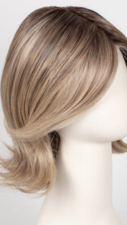 12FS8 SHADED PRALINE | Light Gold Brown, Light Natural Gold Blonde & Pale Natural Gold-Blonde Blend, Shaded with Medium Brown