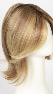 14/26S10 SHADED PRALINES N' CREAM | Light Gold Blonde & Medium Red-Gold Blonde Blend, Shaded with Light Brown