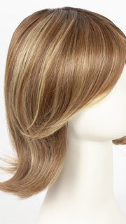 FS26/31S6 SALTED CARAMEL | Medium Natural Red Brown with Medium Red Gold Blonde Bold Highlights, Shaded with Brown