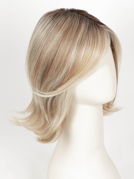 101/88/27S8 CATALINA BLONDE | Pale blonde with Pure White Natural Violet halo highlights, shaded medium brown