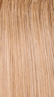 24B613S12 SHADED BUTTER POPCORN | Medium Natural Ash Blonde & Pale Natural Gold Blonde Blend and Tipped, Shaded with Light Gold Brown