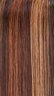 FS6/30/27 TOFFEE TRUFFLE | Brown, Medium Red-Gold, Medium Red-Gold Blonde Blend with Medium Red Gold Blonde Bold Highlights