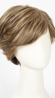 24BT18F BAVARIAN CREME | Dark Natural Ash Blonde & Light Gold Blonde Blend with Dark Natural Ash Blonde Nape