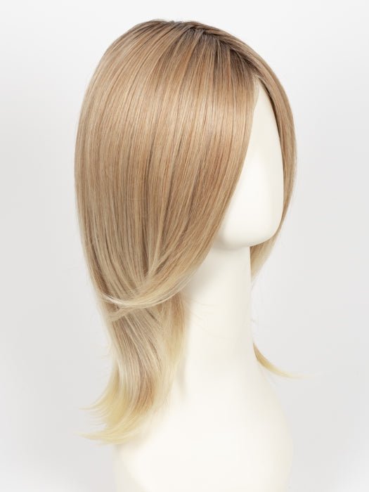 27T613S8 SHADED SUN | Medium Red-Gold Blonde & Light Gold Blond Blend with Tips, Shaded with Dark Gold Brown