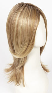 14/26S10 SHADED PRALINES N' CREAM | Light Gold Blonde & Medium Red-Gold Blonde Blend, Shaded with Light Brown