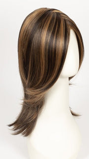 FS6/30/27 TOFFEE TRUFFLE | Brown, Medium Red-Gold, Medium Red-Gold Blonde Blend with Medium Red Gold Blonde Bold Highlights