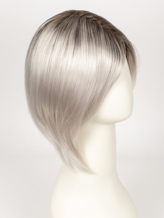 60S18 SLEET | Pure White shaded with Dark Natural Ash Blonde