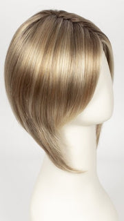 12FS8 SHADED PRALINE | Light Gold Brown, Light Natural Gold Blonde & Pale Natural Gold-Blonde Blend, Shaded with Medium Brown