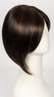 FS4/33/30A MIDNIGHT COCOA | Dark Brown, Medium Red, Medium Natural Red Blonde/Brown Blend with Medium Natural Red Blonde/Brown Blend Bold Highlights