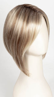 101/88/27S8 CATALINA BLONDE | Pale blonde with Pure White Natural Violet halo highlights, shaded medium brown 