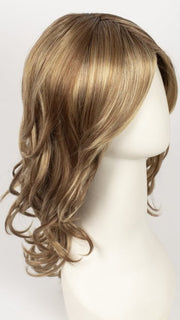 14/26S10 SHADED PRALINES N' CREAM | Light Gold Blonde & Medium Red-Gold Blonde Blend, Shaded with Light Brown