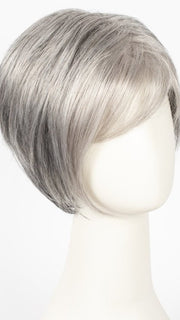 92 MOONLIGHT | Pure White with 5% Medium Brown Front, Grey with 30% Medium Brown Middle, Dark Brown with 65% Grey Nape