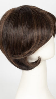 FS4/33/30A MIDNIGHT COCOA | Dark Brown, Medium Red, Medium Natural Red Blonde/Brown Blend with Medium Natural Red Blonde/Brown Blend Bold Highlights
