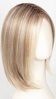 101/88/27S8 CATALINA BLONDE | Pale blonde with Pure White Natural Violet halo highlights, shaded medium brown 