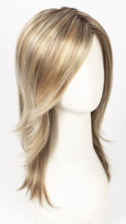 12FS8 SHADED PRALINE | Light Gold Brown, Light Natural Gold Blonde & Pale Natural Gold-Blonde Blend, Shaded with Medium Brown