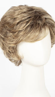 24BT18S8 SHADED MOCHA | Medium Natural Ash Blonde & Light Natural Gold Blonde Blend, Shaded with Medium Brown