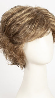 24BT18F BAVARIAN CREME | Dark Natural Ash Blonde & Light Gold Blonde Blend with Dark Natural Ash Blonde Nape