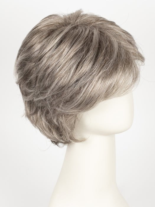 39F38 ROASTED CHESTNUT | Light Natural Ash Brown with 75% Grey Front, graduating to Medium Brown with 35% Grey Nape
