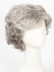 60B56F VANILLA RIPPLE | Pure White with 5% Medium Brown Blend, graduating to Dark Brown with 65% Grey