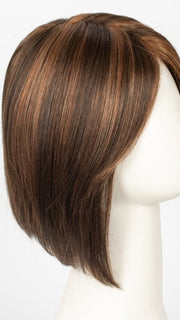 GINGER HIGHLIGHT | Medium Brown with Light Auburn Highlights