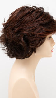 CHOCOLATE CHERRY | Dark Brown roots with overall Medium Brown base with Deep Red highlights