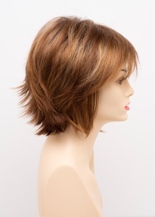 CREAMED COFFEE | Medium Brown roots and base with Cinnamon and Golden Blonde highlights