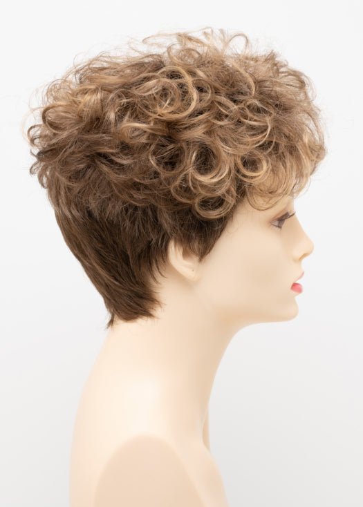 TOASTED SESAME | Medium Brown roots with overall Warm Cinnamon base and Golden Blonde hightlights