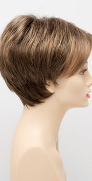 TOASTED SESAME | Medium Brown roots with overall Warm Cinnamon base and Golden Blonde highlights