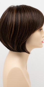 AMARETTO CREAM | Dark Brown roots with overall Medium Brown base with Honey Blonde highlights