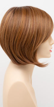 CREAMED COFFEE | Medium Brown roots and base with Cinnamon and Golden Blonde highlights