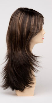 AMARETTO CREAM | Dark Brown roots with overall Medium Brown base with Honey Blonde highlights